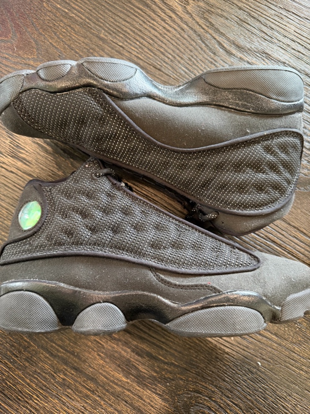 Nike Air Jordan Retro 13 Black Cat Shoes Sneaker  size 6.5Y
